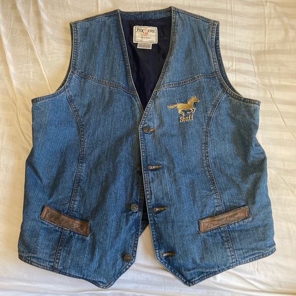 DOUBLE JJ RANCH STAFF VEST - ELECTRIC FOREST - Picture 2 of 4